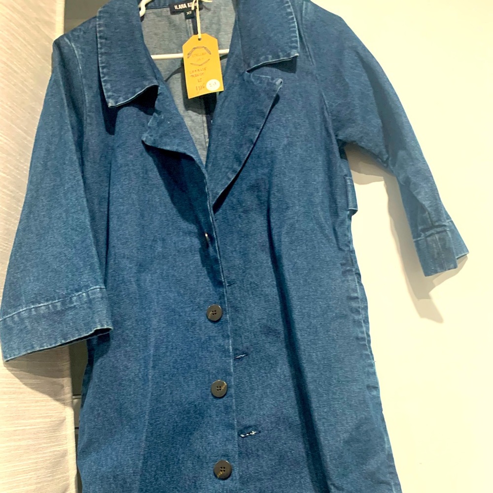 NWT Illana Kohn Charlie Trench Coat XS